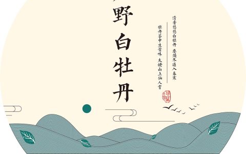 越极简越高级｜这《荒野白牡丹》太有设计感