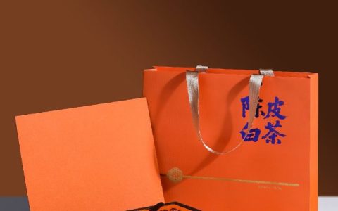 陈皮白茶饼干盒上新｜高级感环保礼盒太适合送礼了