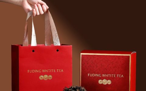 福鼎白茶赤红｜300克散茶礼盒，中国红里的高级茶礼