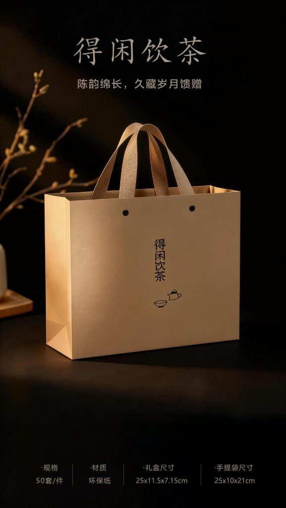 得闲饮茶|45片福鼎白茶饼干礼盒,把慢生活装进一份心意里